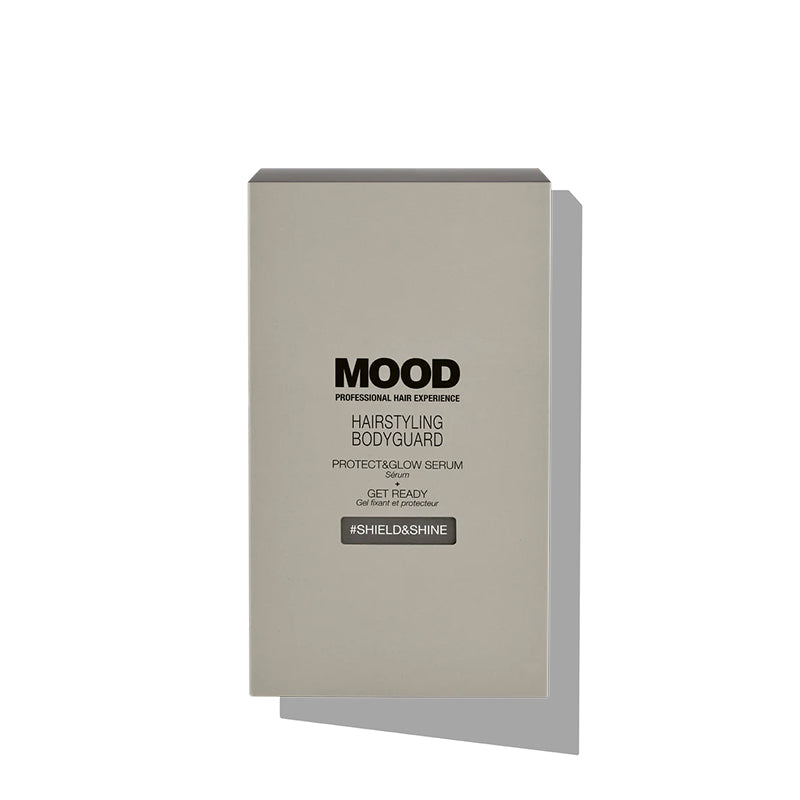 Scatola grigia con sfondo bianco e serigrafia nera sulla parte frontale.
