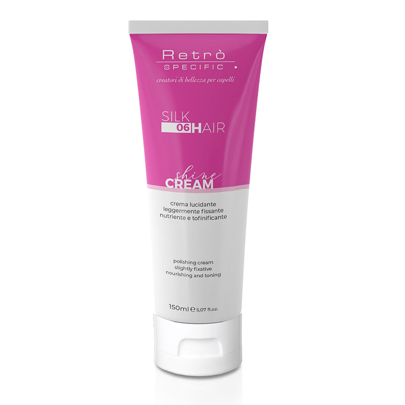 Tubo rosa e bianco con tappo flip top bianco. 