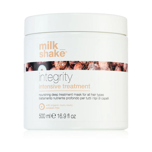 Vaso bianco con tappo a vite. Piccola immagine di noci di cocco sul fronte.